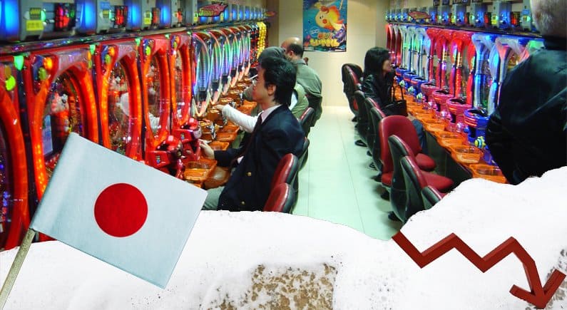 ญี่ปุ่นสูญเสียร้านปาจิงโกะมากกว่าร้อยแห่งในเดือนมีนาคม 2021