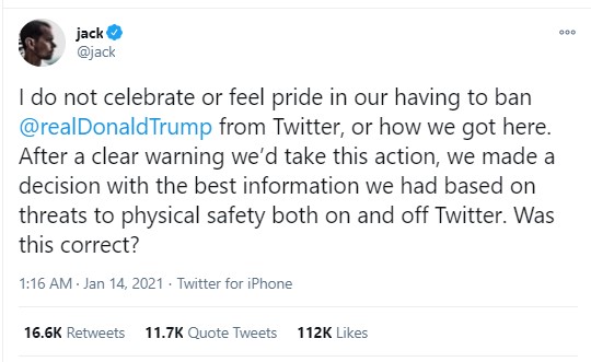 CEO do Twitter apóia Bitcoin em seu último tópico