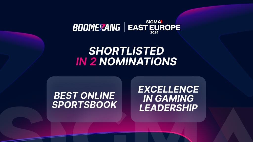 Boomerang вошел в шорт-лист премии SiGMA Восточная Европа 2024