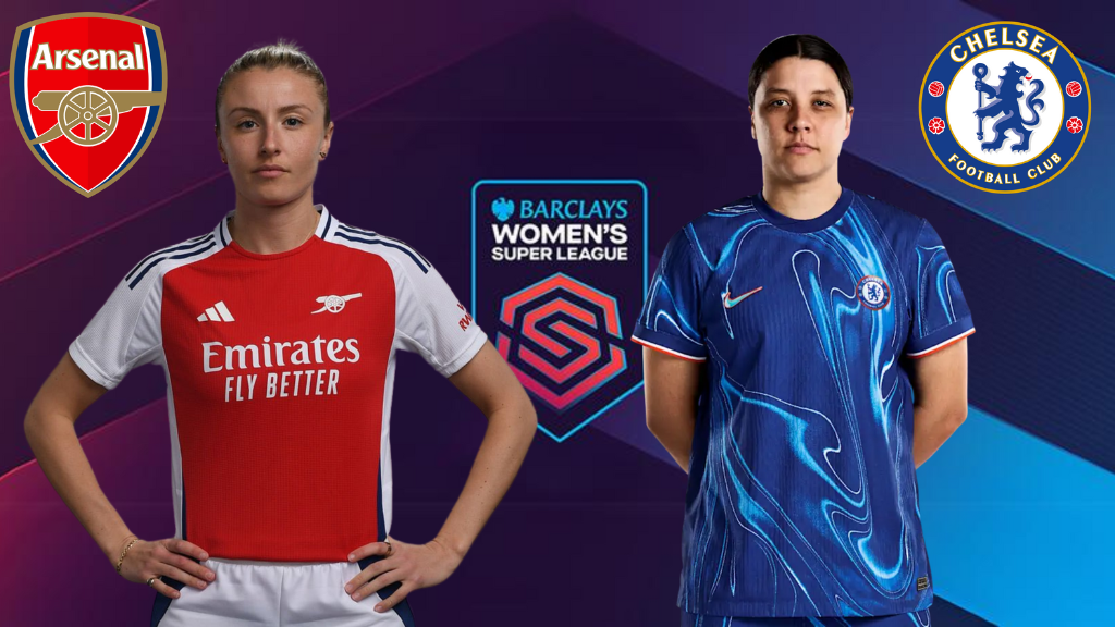 WSL giants clash, Arsenal vs Chelsea at Emirates Stadium