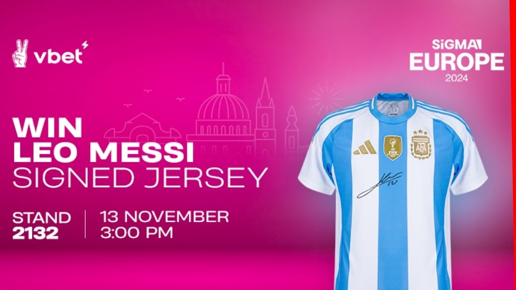 VBET проведет розыгрыш футболки с автографом Лионеля Месси на SiGMA Европа