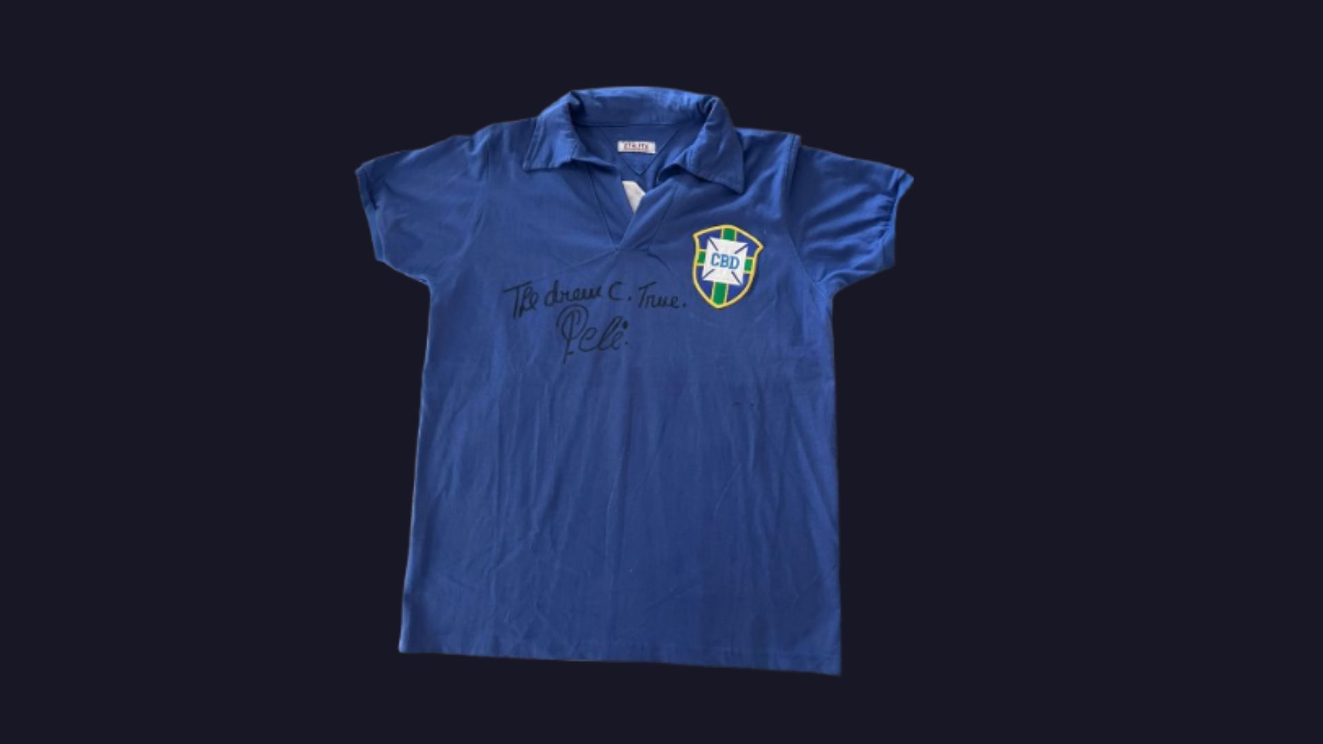 Pelegacy Collection - 1958 World Cup Final Replica - Signed Jersey 