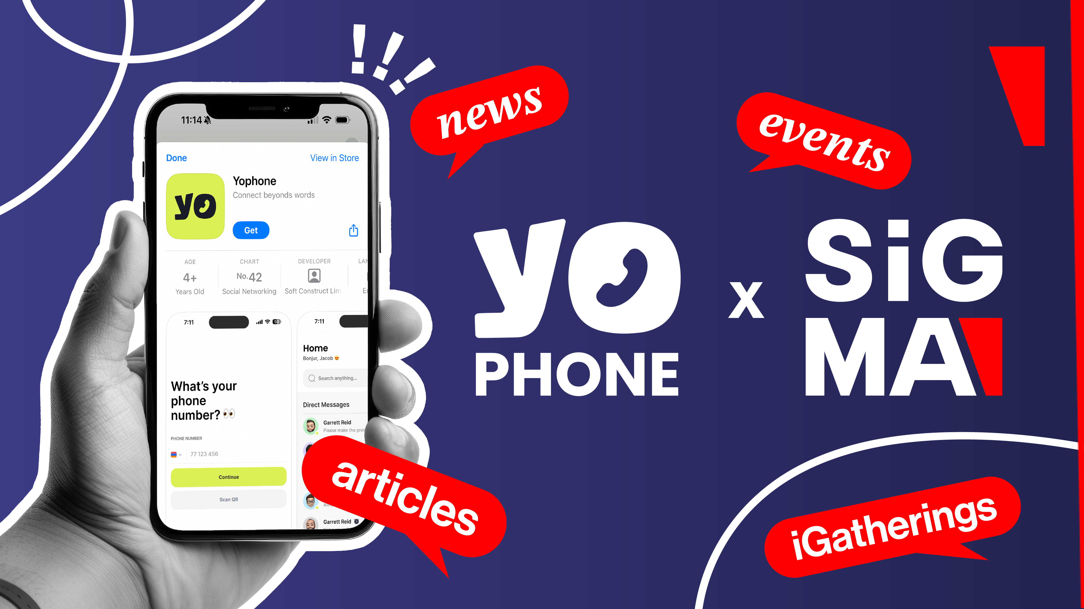 Il Gruppo SiGMA lancia il canale ufficiale su YoPhone