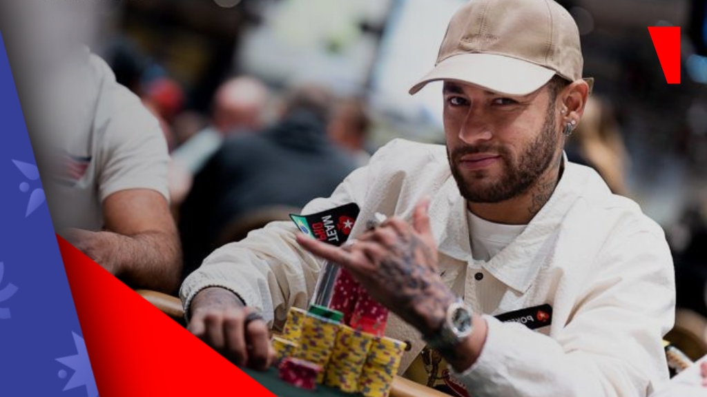 Neymar fatura meio milhão em torneio de poker online 