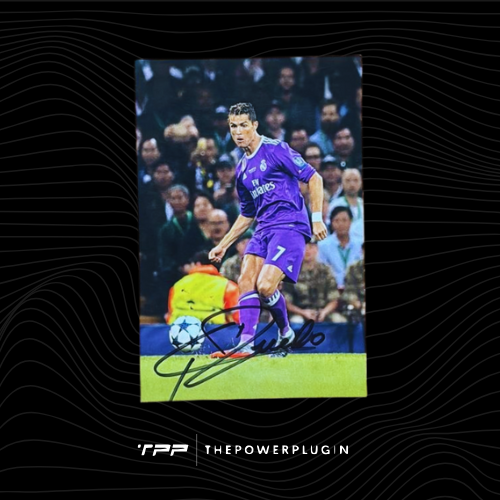 Christiano Ronaldo Signed Picture