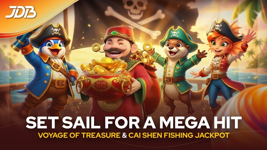 JDB Gaming salpa verso il prossimo mega successo: Voyage of Treasure e Rise of Cai Shen Fishing Jackpots