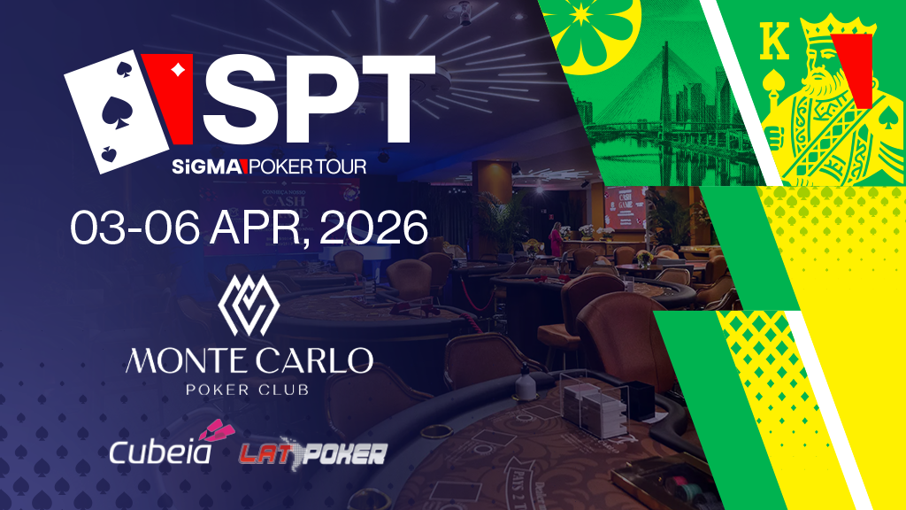 SiGMA Poker Tour Brazil 2026 propose un événement principal doté d'un prix garanti 1 million R$ à São Paulo
