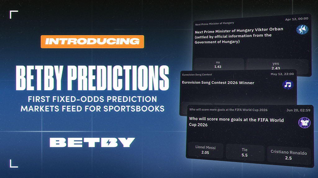 BETBY、スポーツブック向けに業界初となる固定オッズ型予測市場ソリューション「BETBY Predictions」を提供開始